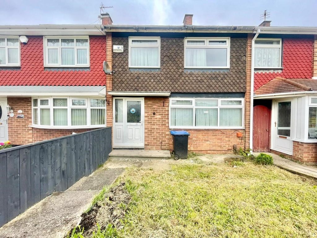 3 bed terraced house for sale in Fremington Walk, Middlesbrough TS4, £