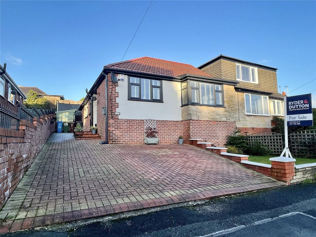 2 bed bungalow for sale in Grampian Way, High Crompton, Shaw, Oldham