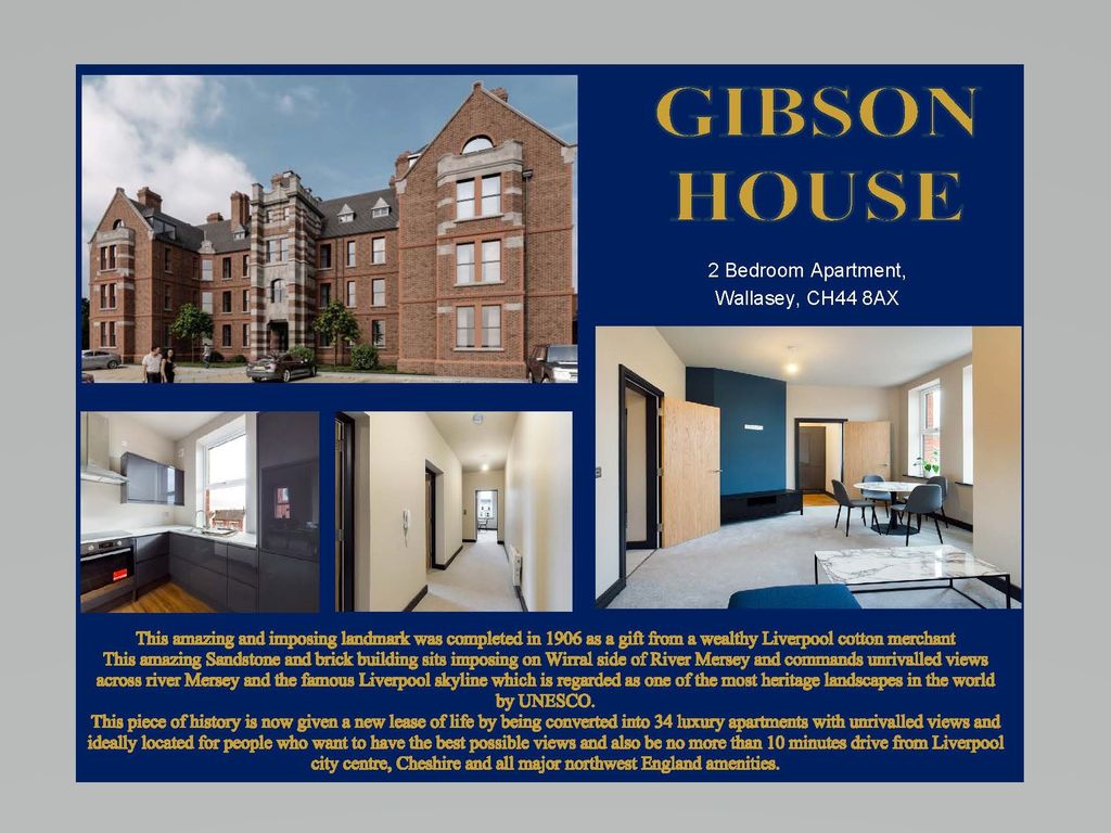 2 bed flat to rent in Flat 20, Gibson House, 3 Gibson House Drive