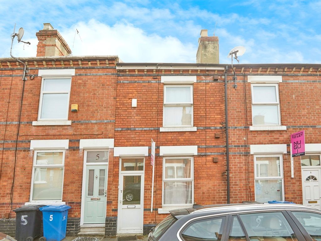2 bed terraced house for sale in Cross Street, Derby DE22, £150,000