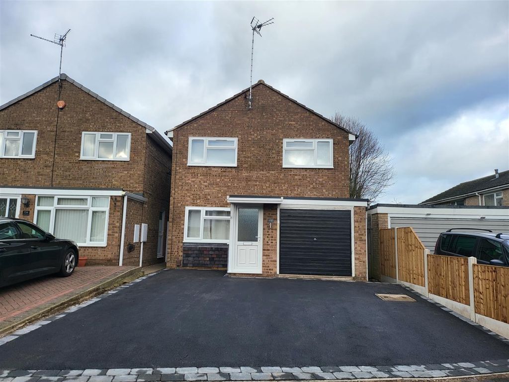 3 bed detached house to rent in Lambourn Drive, Allestree, Derby DE22