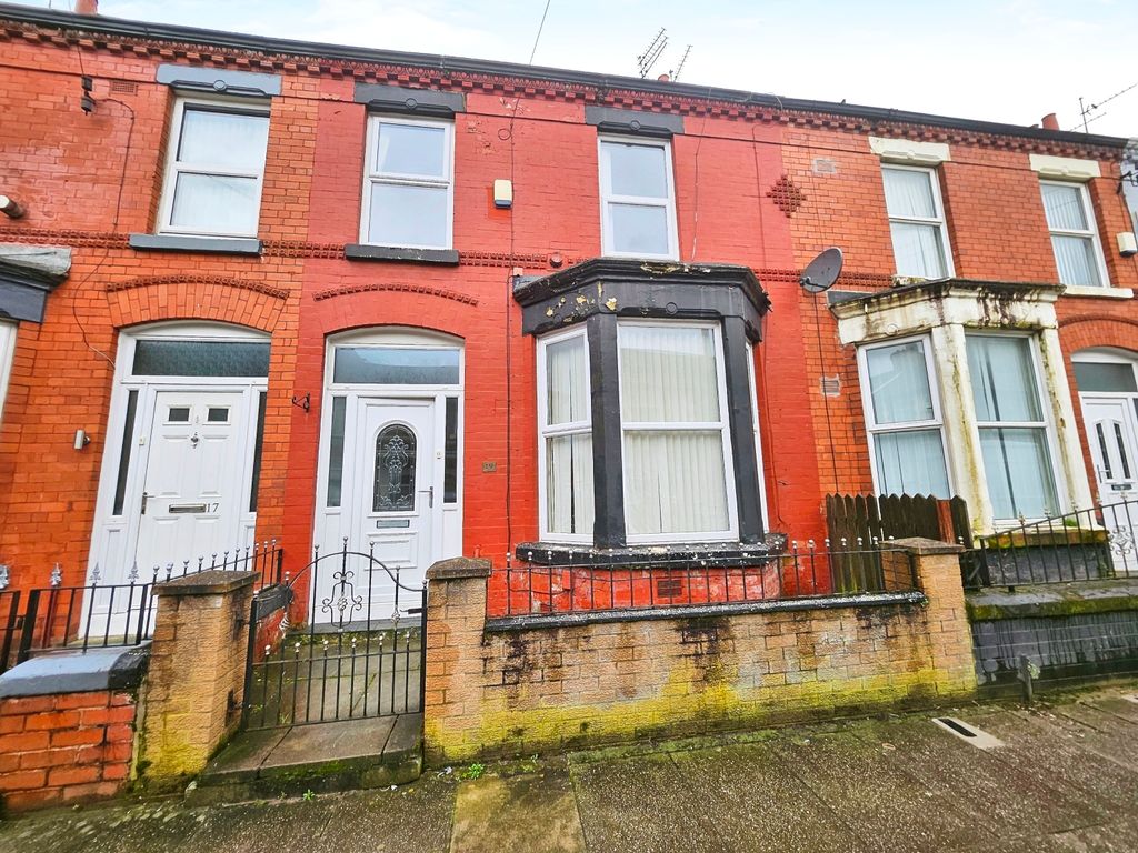 3 bed terraced house for sale in Antrim Street, Liverpool L13, £120,000