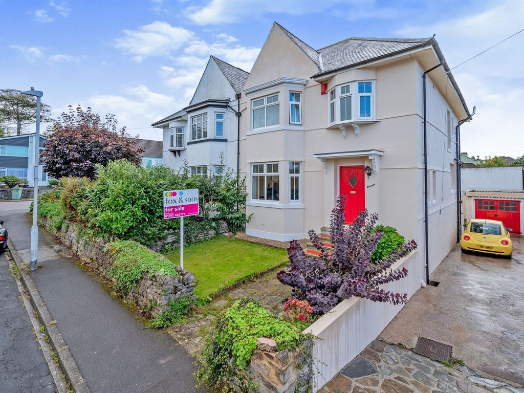 4 bed semidetached house for sale in Tor Close, Hartley, Plymouth PL3