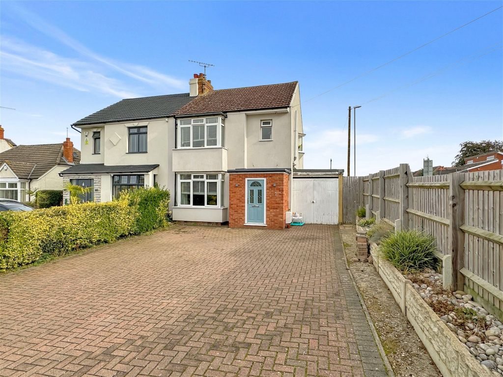 3 bed semidetached house for sale in Main Road, Duston NN5, £340,000