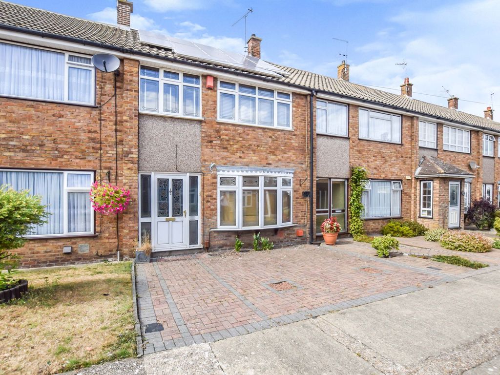 3 bed terraced house for sale in The Tyrells, Corringham SS17, £300,000