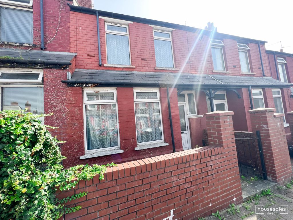 3 bed terraced house for sale in Pearl Street, Cardiff CF24, £180,000