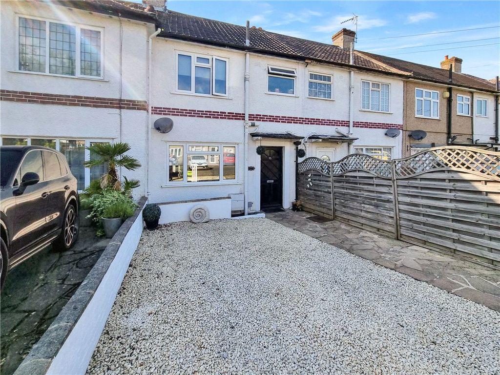 3 bed terraced house for sale in Rutland Way, Orpington, Kent BR5, £