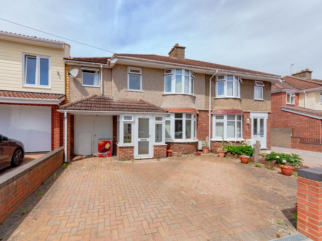 5 bed semidetached house for sale in Bibury Road, Swindon, Wiltshire