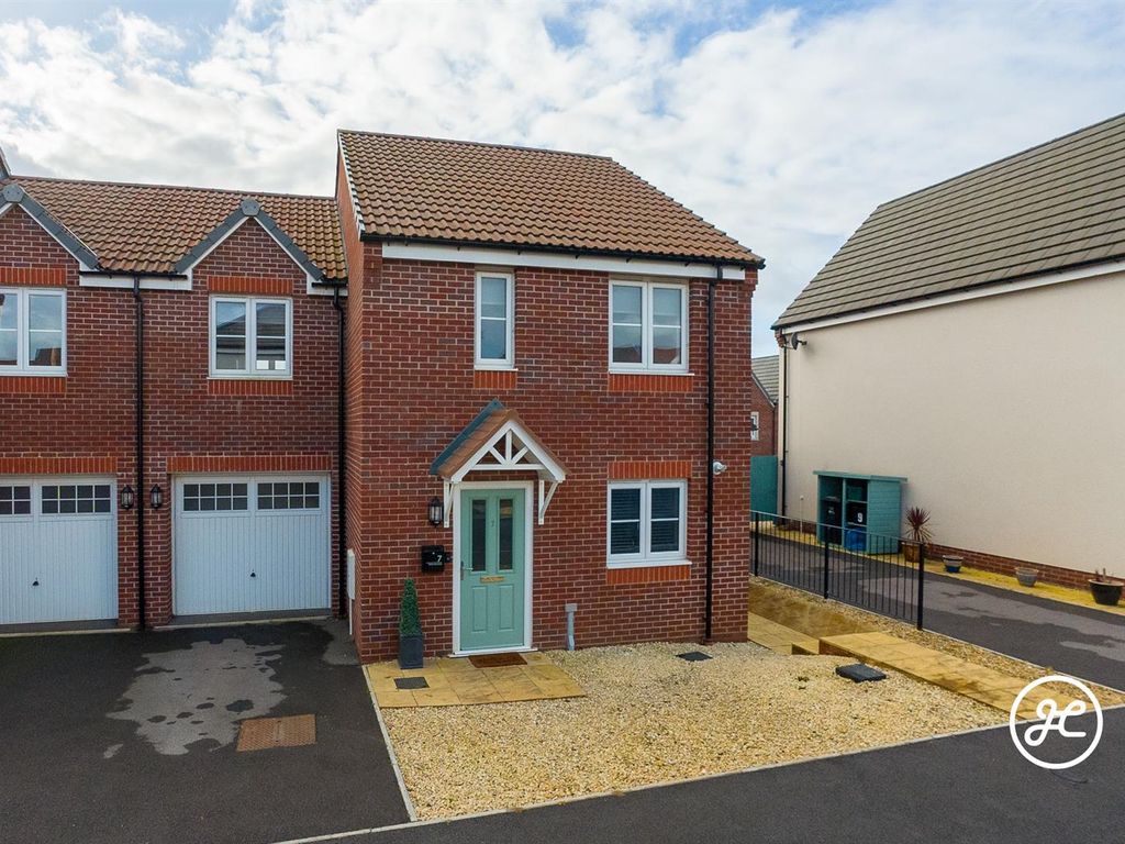 3 bed semidetached house for sale in White Tail Drive, Durleigh Gardens, Bridgwater TA6, £
