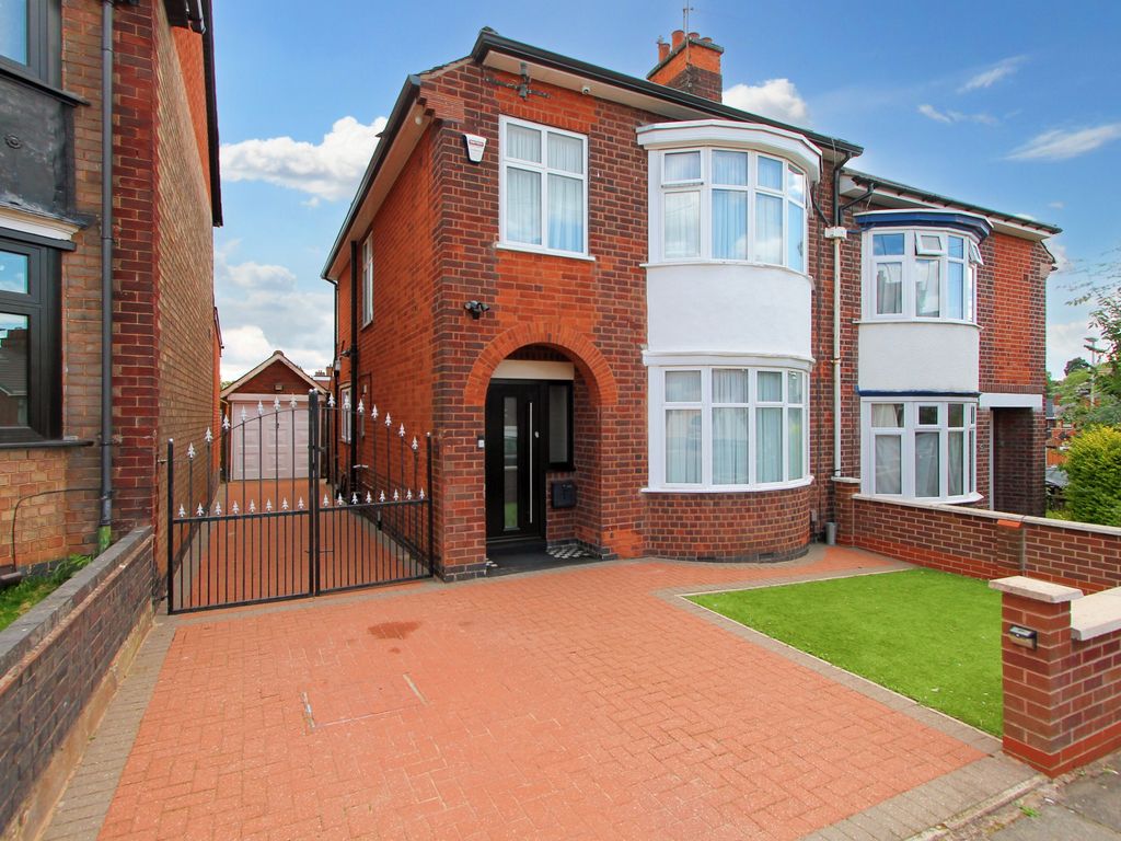3 bed semidetached house for sale in New Way Road, Evington, Leicester