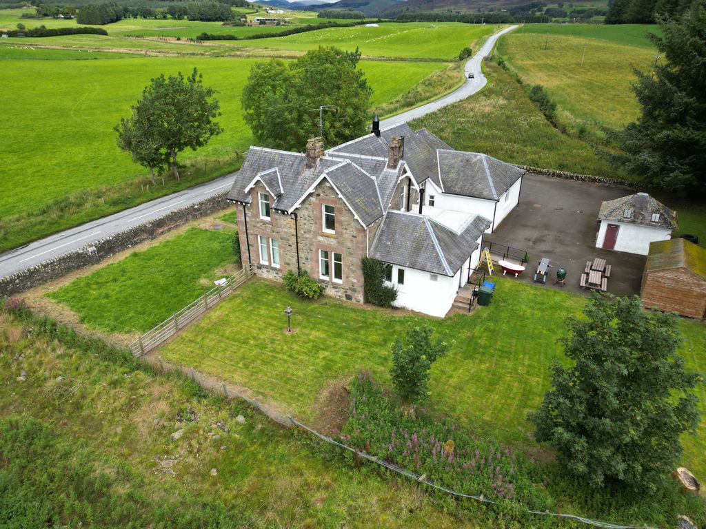 4 bed detached house for sale in Bridge Of Cally, Blairgowrie PH10, £