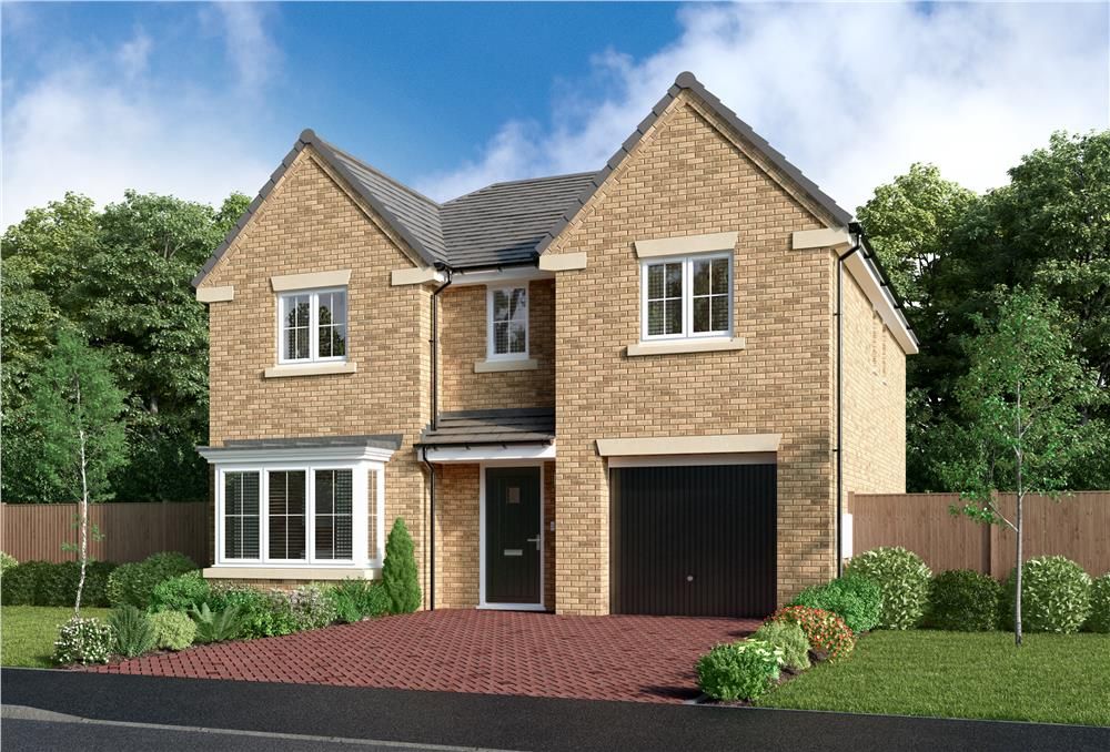 New home, 4 bed detached house for sale in "The Denwood" at Flatts Lane