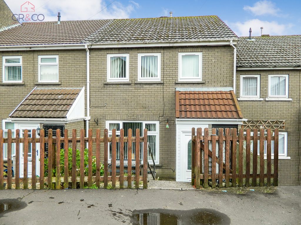 3 bed terraced house for sale in Elizabeth Way, Ebbw Vale NP23, £