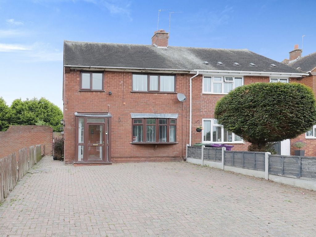 3 bed semidetached house for sale in Newey Road, Ashmore Park, Wednesfield, Wolverhampton WV11