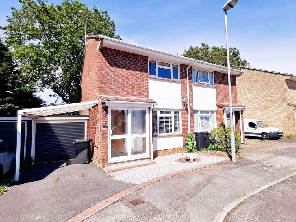 2 bed semidetached house for sale in Barn Close, Poole, Dorset BH16, £