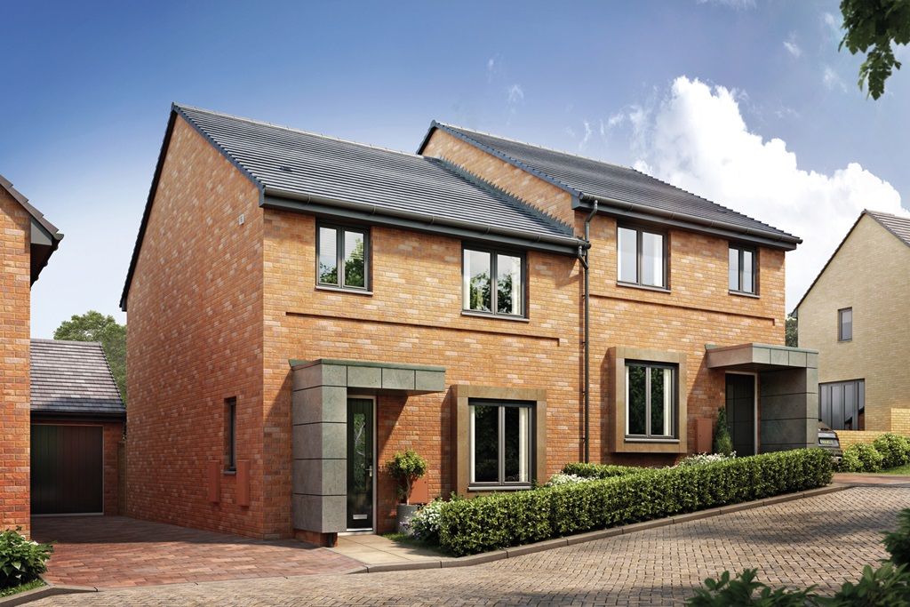 New home, 3 bed semidetached house for sale in "The Byford Plot 528" at Flint Rise, Castle