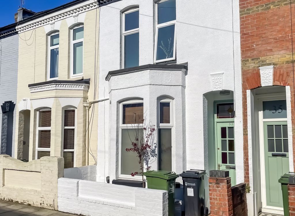 3 bed terraced house for sale in St Augustine Road, Southsea PO4, £