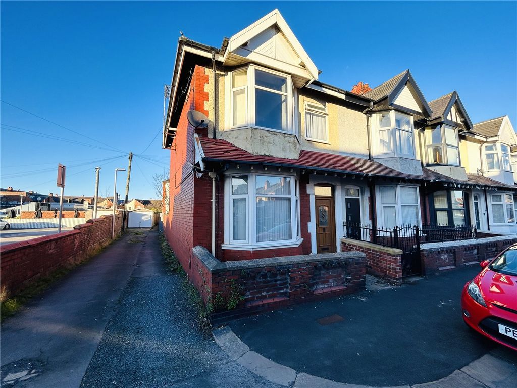 3 bed end terrace house for sale in Newcastle Avenue, Blackpool