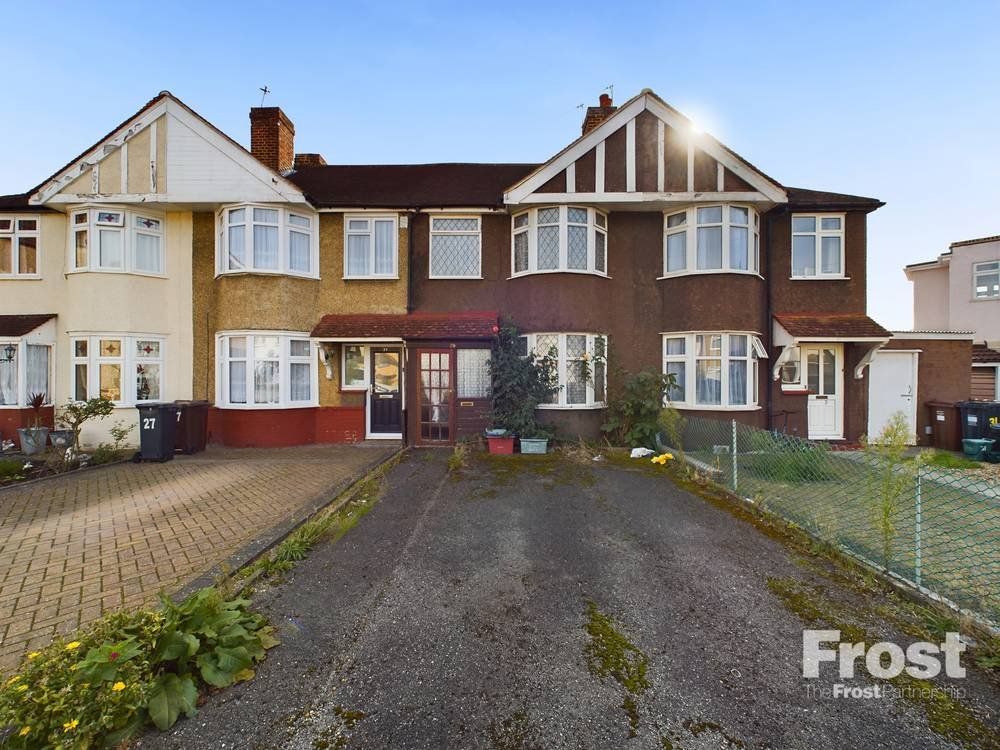 3 bed terraced house for sale in Francis Avenue, Feltham TW13, £395,000
