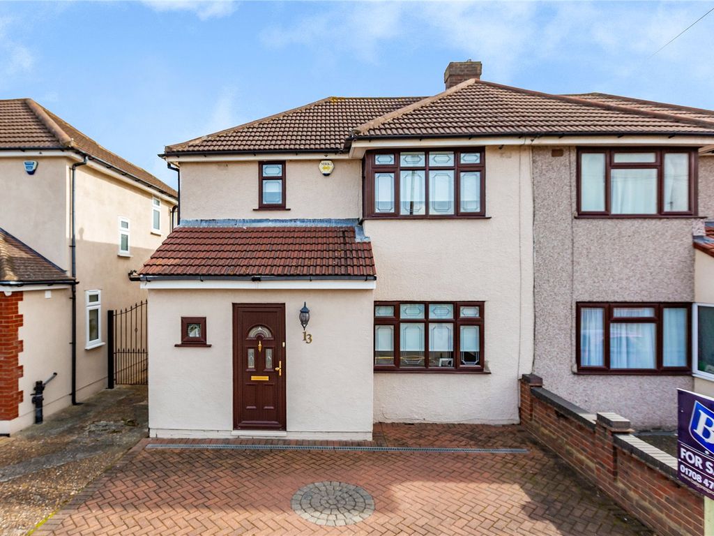 3 bed semidetached house for sale in Ambleside Avenue, Hornchurch RM12
