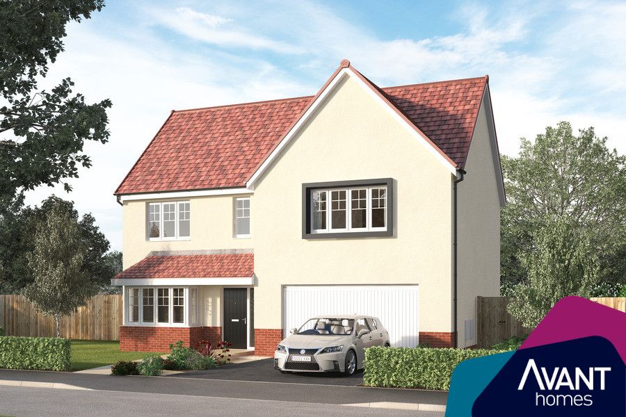 New home, 4 bed detached house for sale in "The Trewbrook" at Honister Crescent, East Kilbride