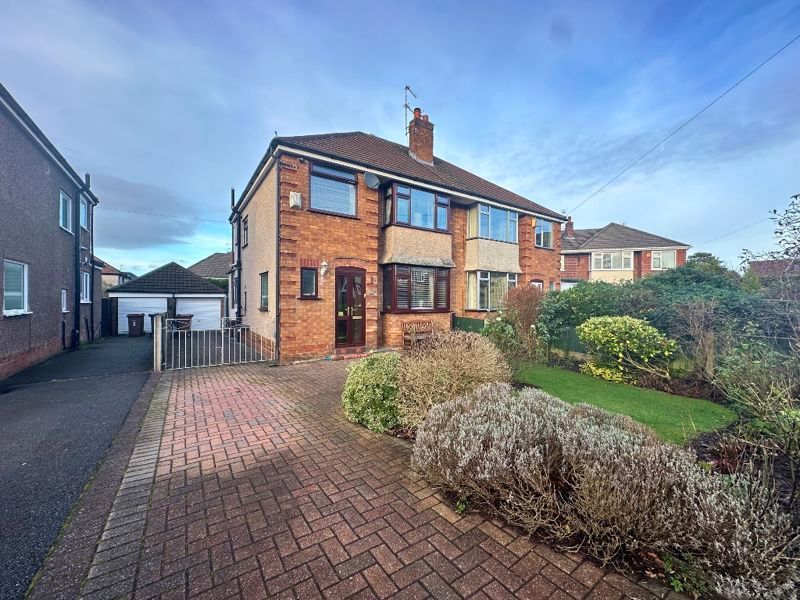 3 bed semidetached house for sale in Frost Drive, Irby, Wirral CH61, £
