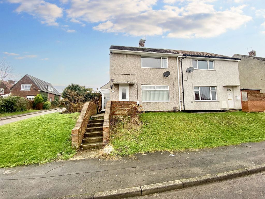 2 bed semidetached house for sale in Derwent Road, Peterlee SR8, £