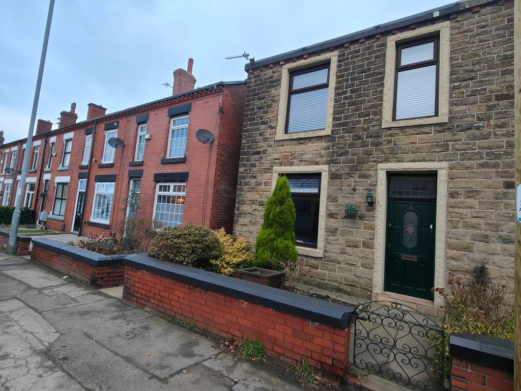 2 bed end terrace house for sale in Longsight, Harwood, Bolton BL2, £