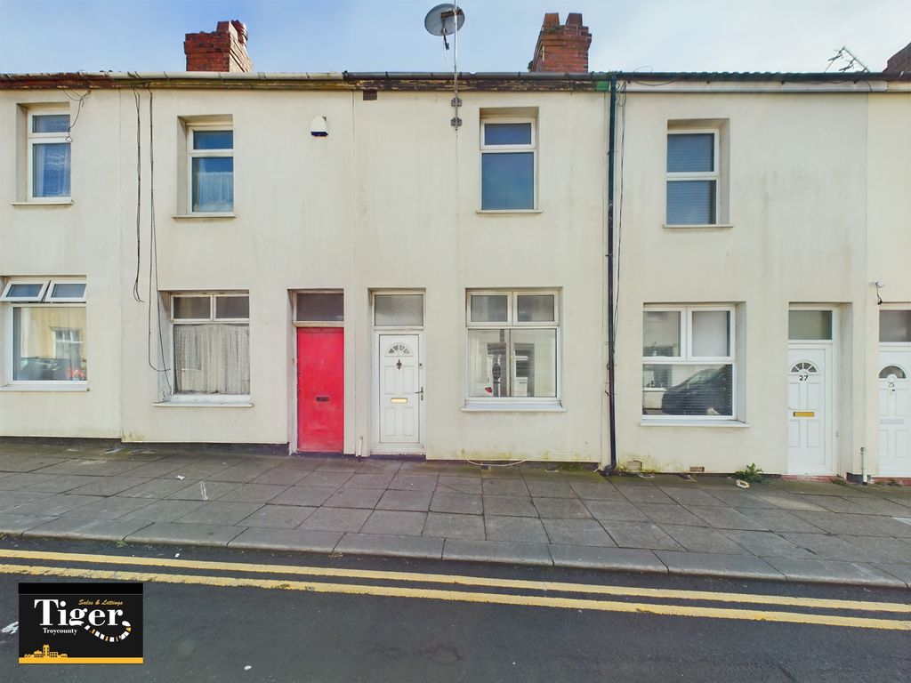 2 bed terraced house for sale in Ashton Road, Blackpool FY1, £77,500