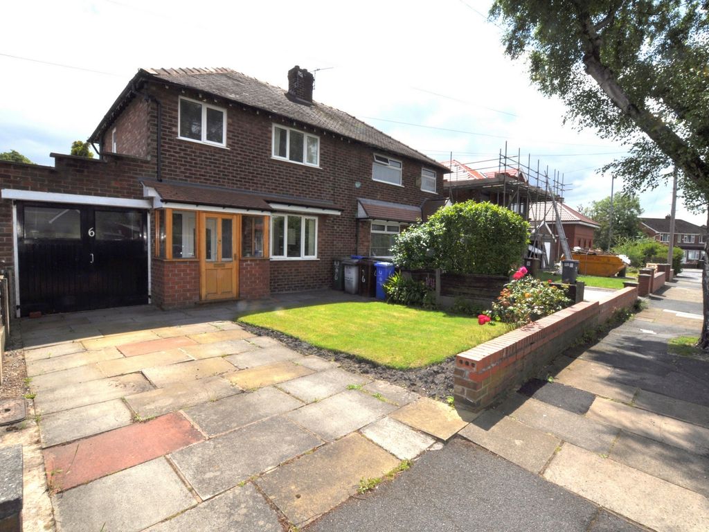 2 bed semidetached house for sale in Delamere Road, Dane Bank M34, £