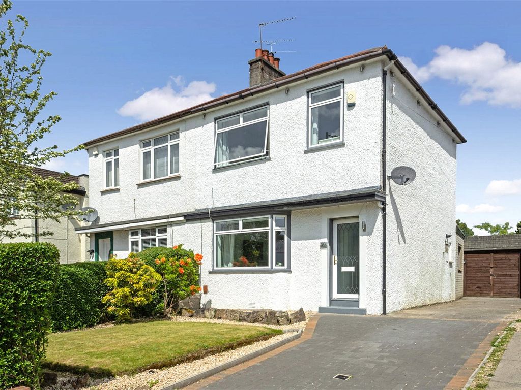 2 bed semidetached house for sale in Orchard Park Avenue, Giffnock