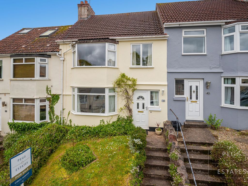 3 bed terraced house for sale in The Reeves Road, Torquay TQ2, £230,000