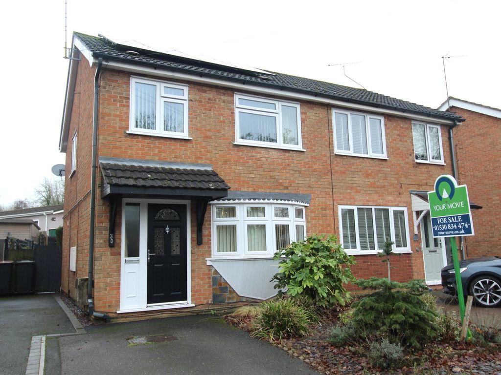 2 bed semidetached house for sale in Station Road, Hugglescote