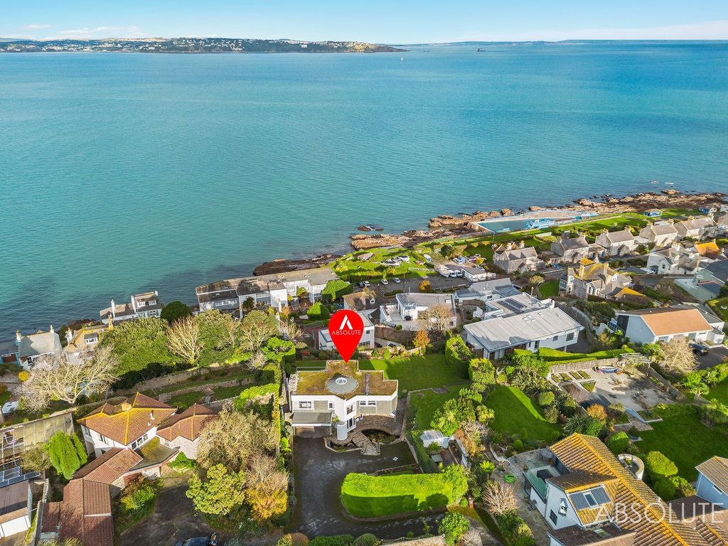 4 bed detached house for sale in Lands Road, Brixham TQ5, £1,100,000