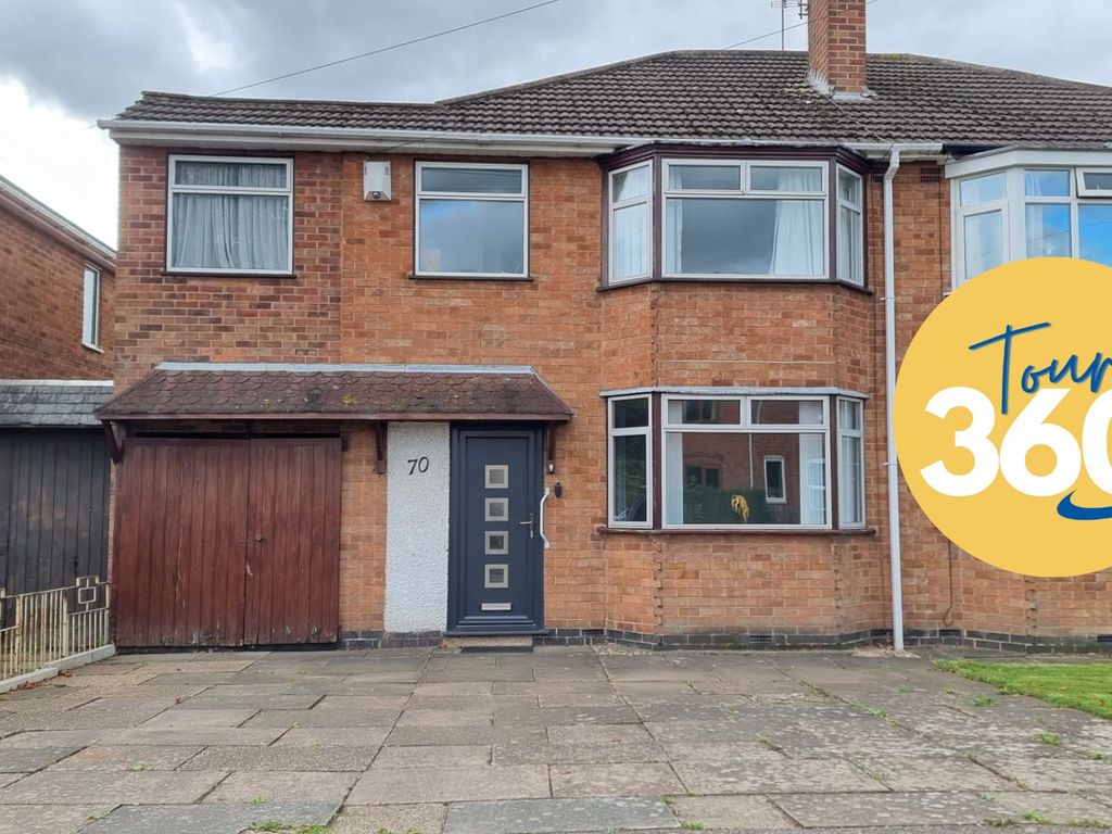 4 bed semidetached house for sale in Barkby Road, Leicester LE7, £