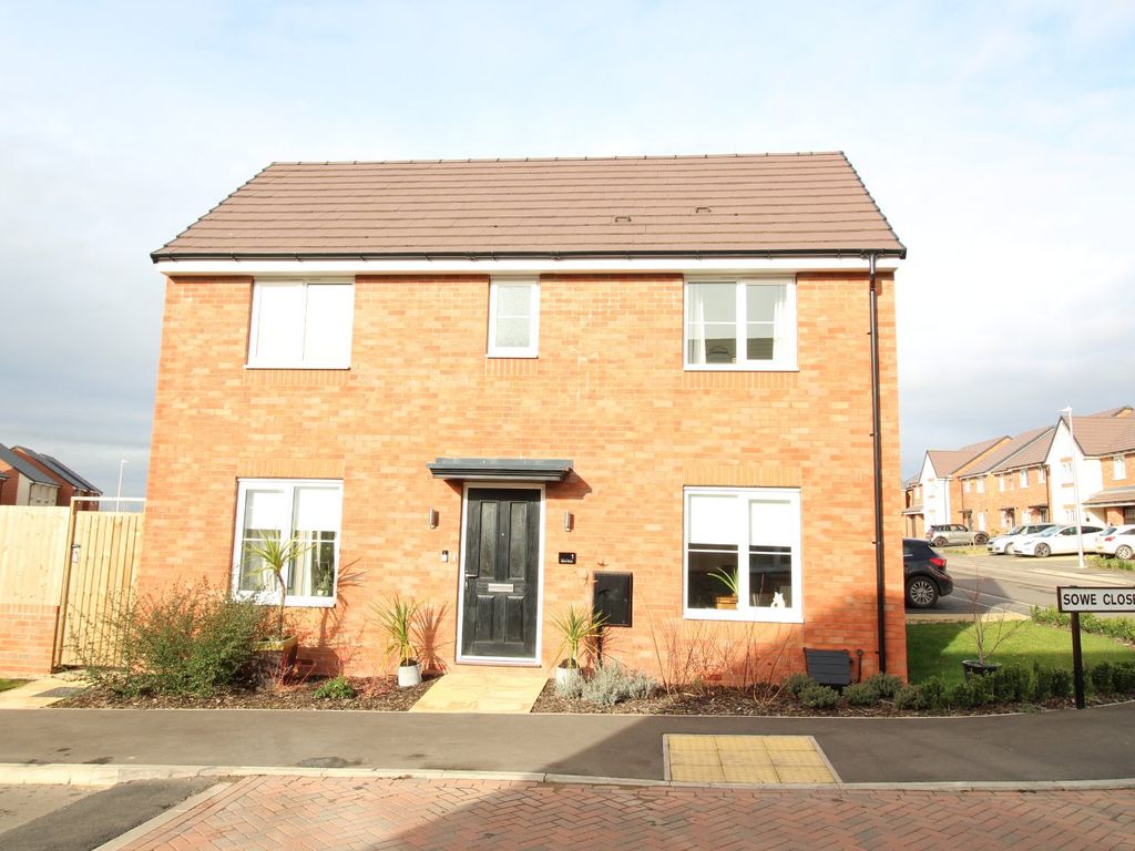 3 bed detached house for sale in Sowe Close, Bulkington, Bedworth