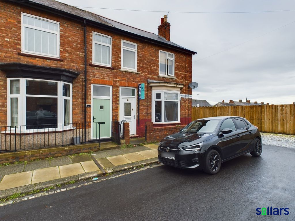 3 bed end terrace house for sale in Belvedere Road, Darlington DL1, £
