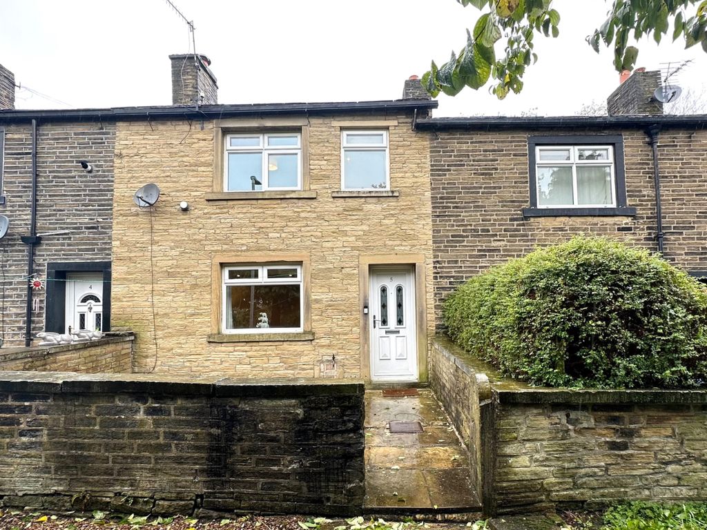 2 bed terraced house for sale in Prospect Row, Ovenden, Halifax HX2, £