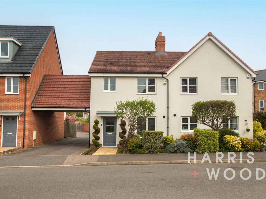 3 bed semidetached house for sale in Haygreen Road, Witham, Essex CM8