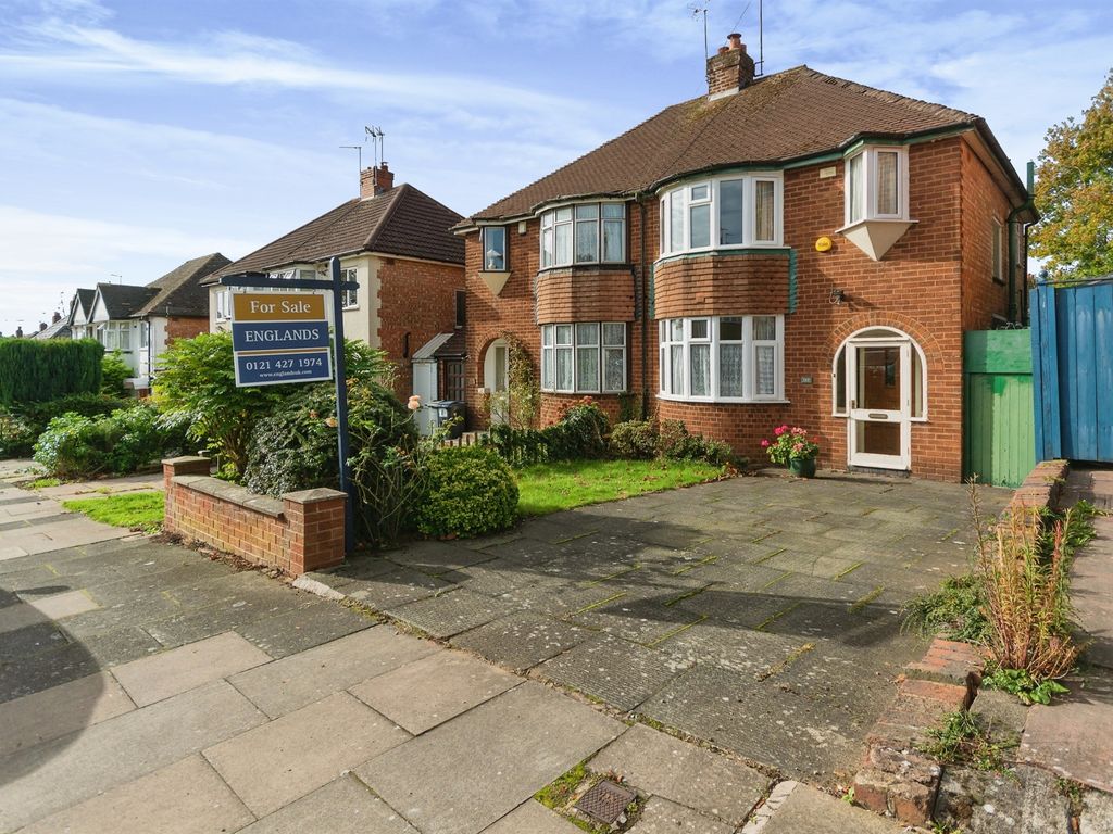 3 bed semidetached house for sale in White Road, Quinton, Birmingham