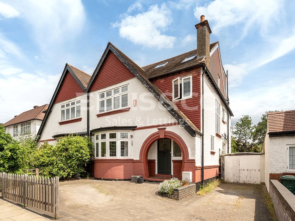 5 bed semidetached house for sale in Millway, Mill Hill, London NW7