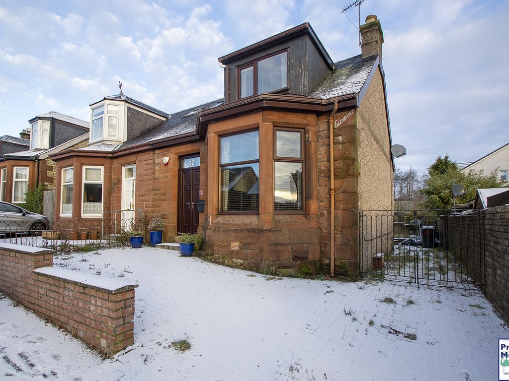 2 bed semidetached house for sale in Rennie Street, Kilmarnock KA1, £