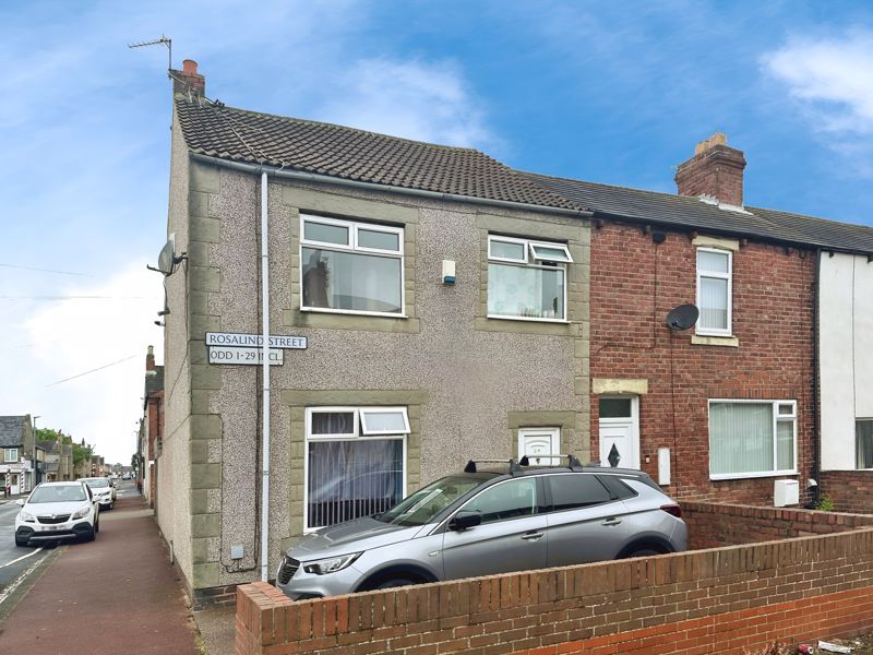 3 bed terraced house for sale in Rosalind Street, Ashington NE63, £
