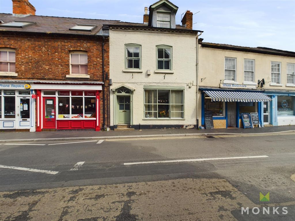 4 bed town house for sale in High Street, Wem, Shrewsbury SY4, £250,000
