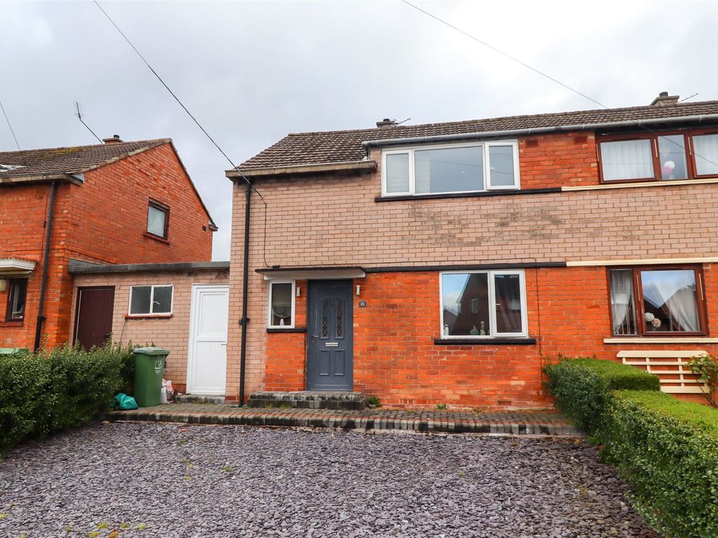 2 bed semidetached house for sale in Brantwood Avenue, Carlisle CA1