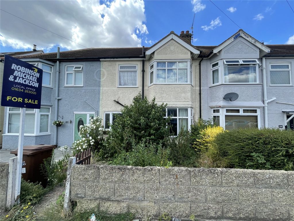 3 bed terraced house for sale in Woodlands Road, Gillingham, Kent ME7