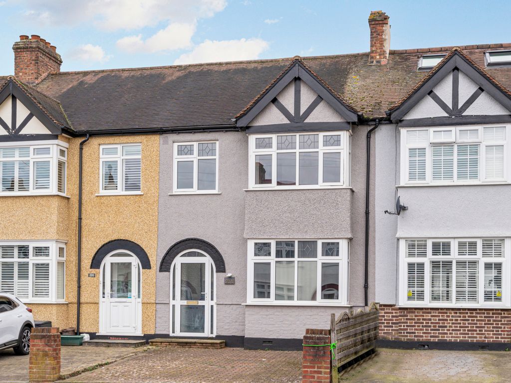 3 bed terraced house for sale in Seaforth Avenue, Motspur Park KT3, £