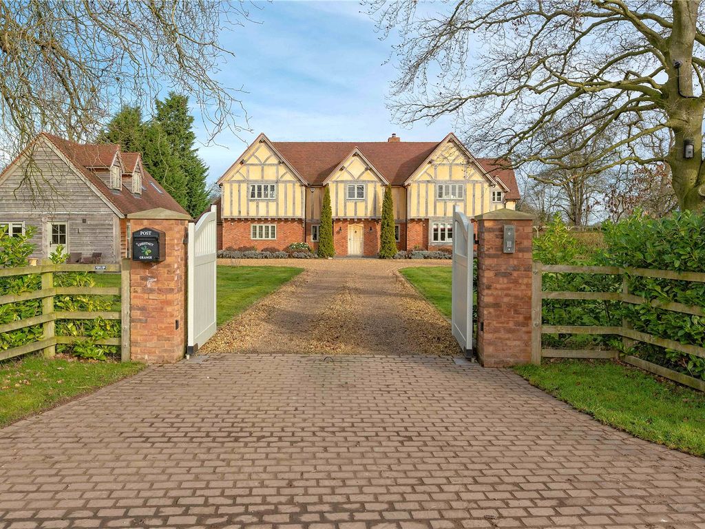 6 bed detached house for sale in Hall Lane, Haughton, Tarporley