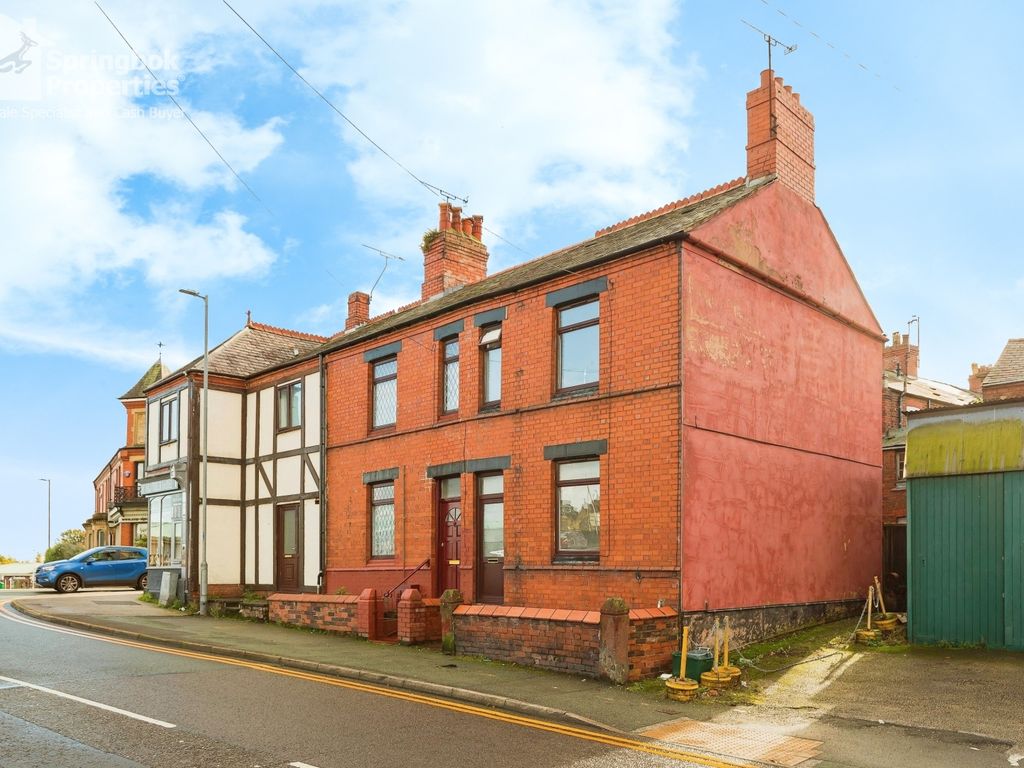 2 bed terraced house for sale in Watery Road, Wrexham, Clwyd LL13, £