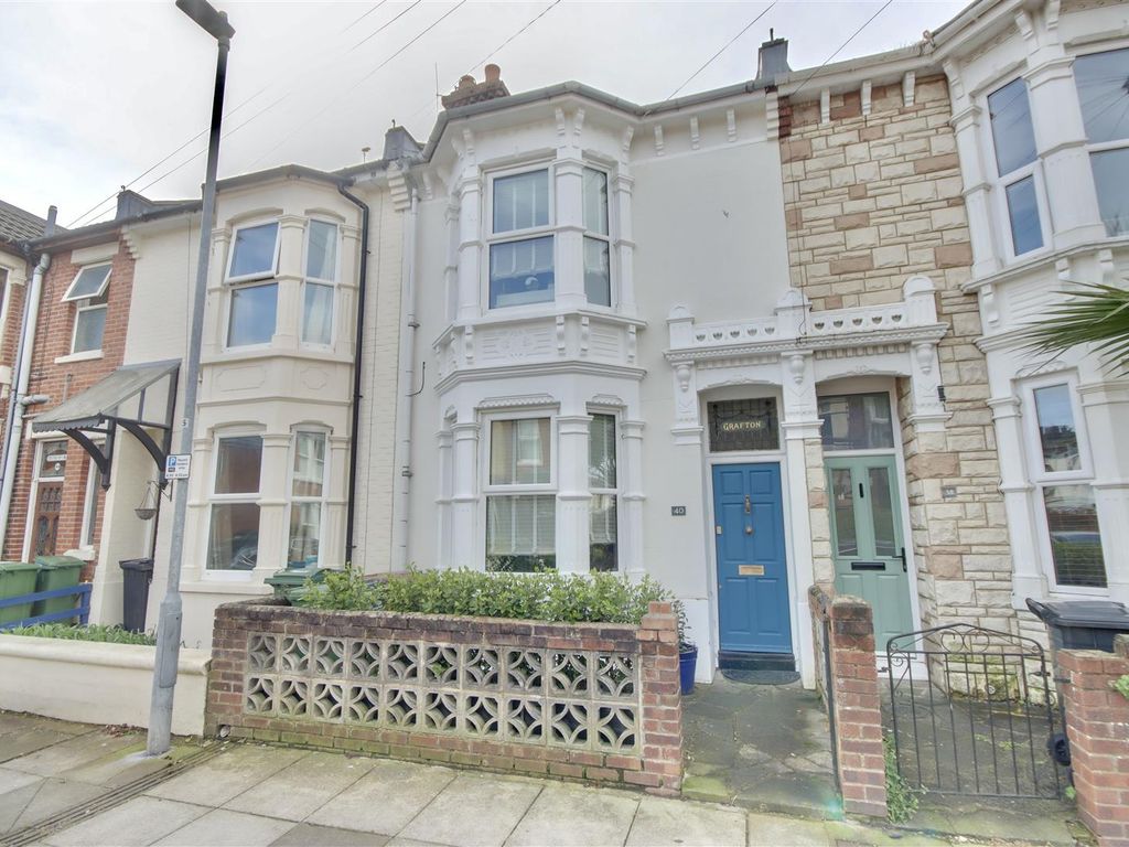 3 bed terraced house for sale in Canterbury Road, Southsea PO4, £